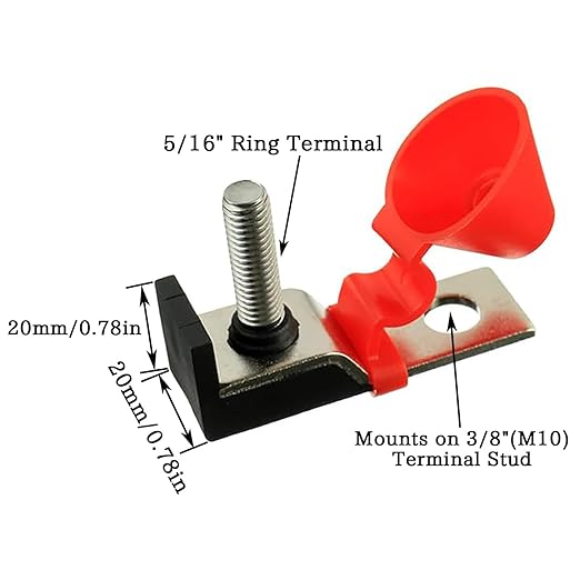 MRBF Terminal Fuse Block 175 AMP Marine Rated Battery Fuses 58V DC Max IP66 - Image 4