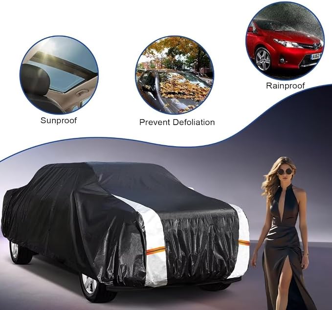 Chevrolet Silverado 2500HD Truck Cover Custom Fit 2020-2026 Crew Cab Short Bed - Image 4