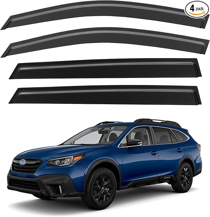 Window Visors Rain Guards Shield by YQAUTEC