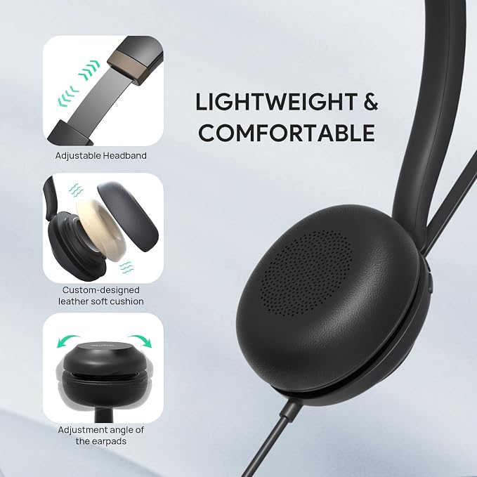 Yealink USB Wired Mono Headset, UH37 Computer Headset - Image 3