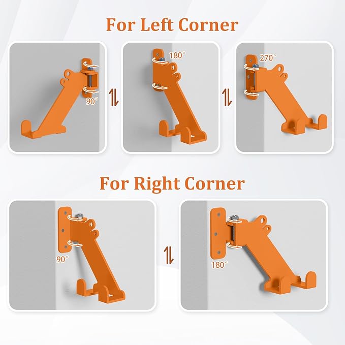 Chainsaw Hanger, 3-in-1 Chainsaw Wall Mount Adjustable Screws - Image 3