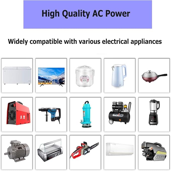 1000W Pure Sine Wave Inverter-36V DC to 110V 120V AC Power Converter - Image 7