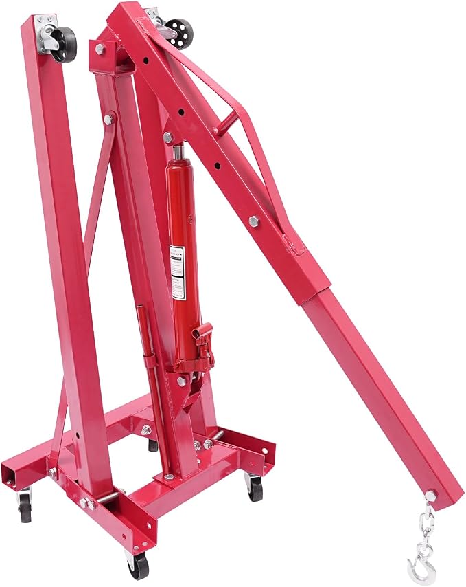 Folding Engine Crane 1 Ton Folding Engine Hoist 2200lbs Hydraulic Crane - Image 7