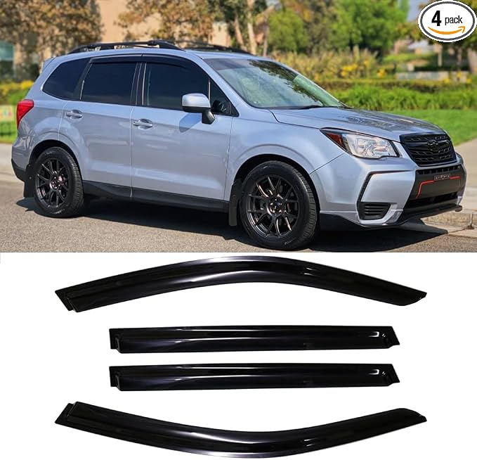 94375 Side Window Visor Wind Vent Deflector by Puermto