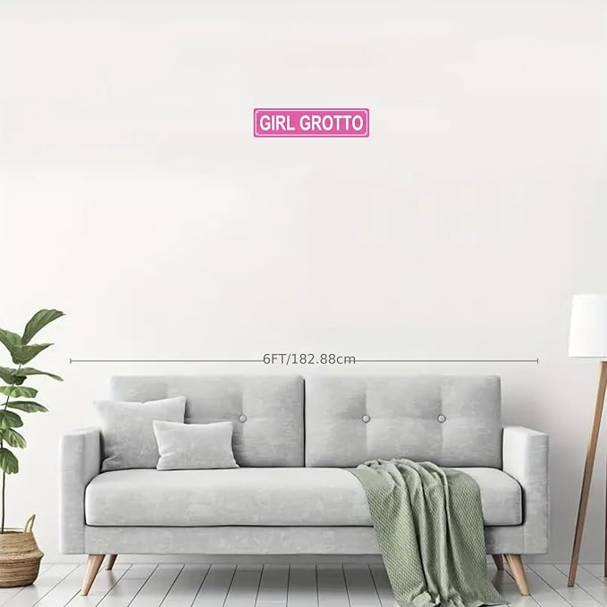 GIRL GROTTO Space Metal Tin Street Sign Bar Cafe Garage Cave Home Room Wall - Image 3