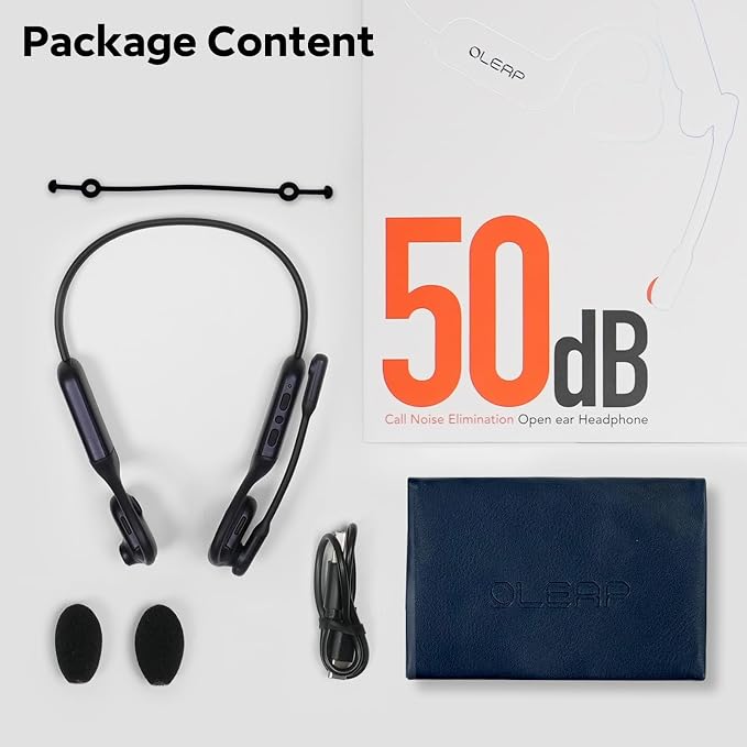 Pilot P200b Pro Bluetooth Wireless Open Ear Noise Cancelling Headphones - Image 9