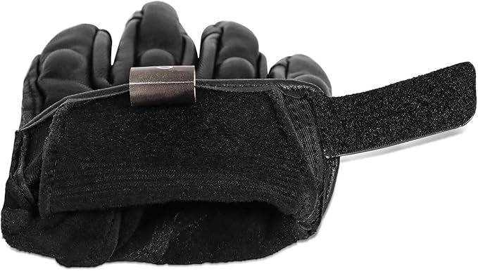 Full Finger Goat Skin Leather Touch Screen Motorcycle Gloves Men/Women S - Image 5