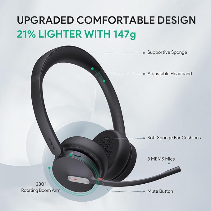 Yealink BH70 UC Wireless Bluetooth Headset - Image 6