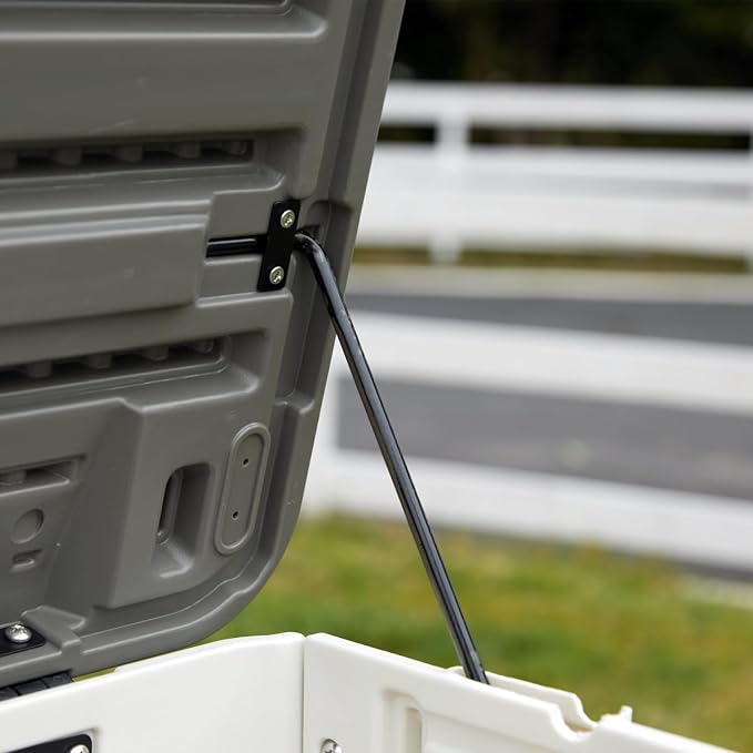 100 Gallon Plus Resin Deck Box, Waterproof Outdoor Storage Bin - Image 5