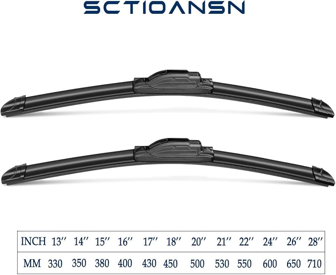 3Pcs Windshield Wipers for Dodge Grand Caravan 1996-2007, Chrysler Town & - Image 4