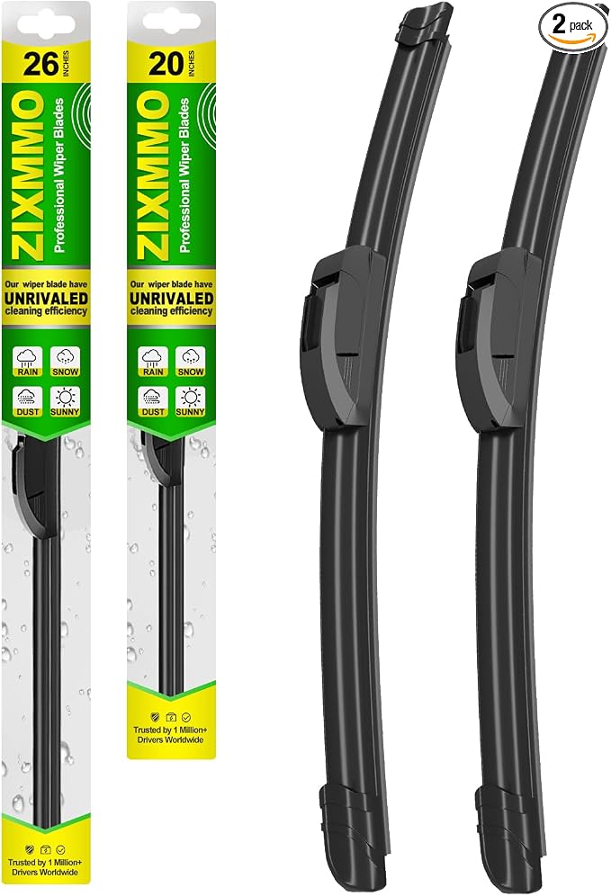 QUALITY 26in + 20in Premium All-Season Windshield Wiper Blades by ZIXMMOFactoryWiperBlade