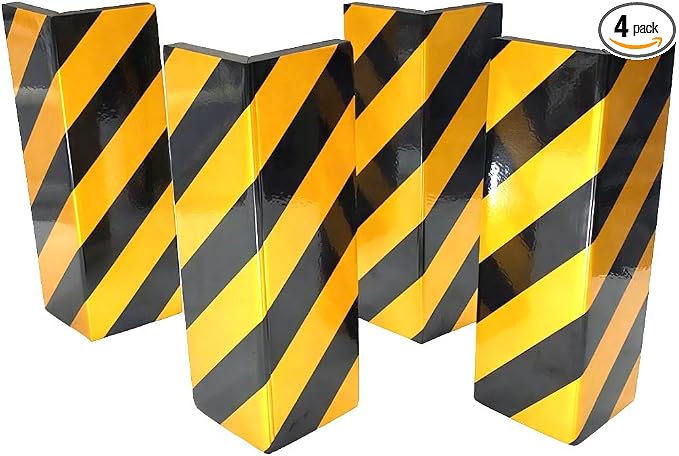 Garage Wall Protector for Car Doors, 4 Pack 15.7" x 9.8" Wall Corner Guard for by Japard