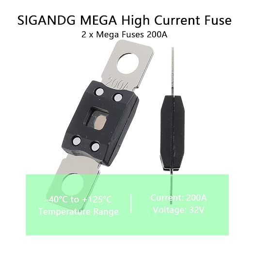 200A MEGA High Current Fuse - 200 Amp Bolt-on Fuse - Image 5