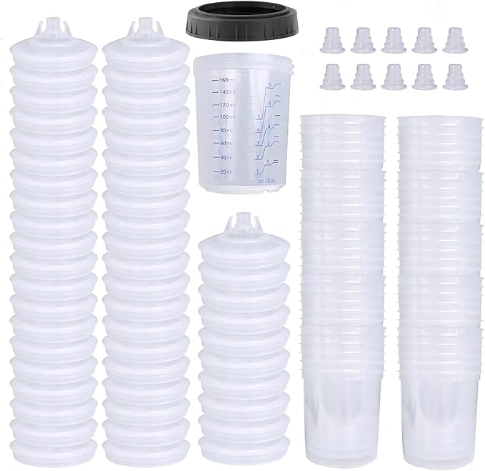 Disposable Paint Sprayer Mixing Cup by Aflybltolspraygun