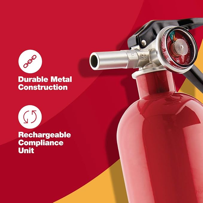 FIRST ALERT Fire Extinguisher, Garage Fire Extinguisher, Garage10 FE10GR - Image 3