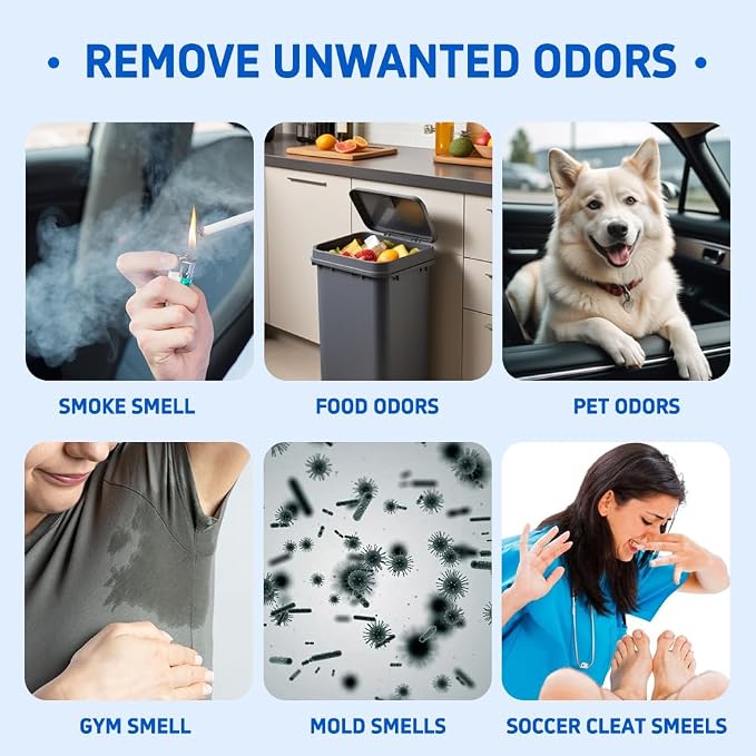 Glodway Whole Car Air Refresher Spray, Odor Eliminator Eliminates Strong - Image 4
