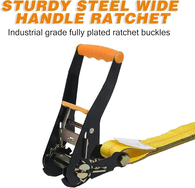 Heavy Duty Adjustable Car Tie Down Kit - Image 5