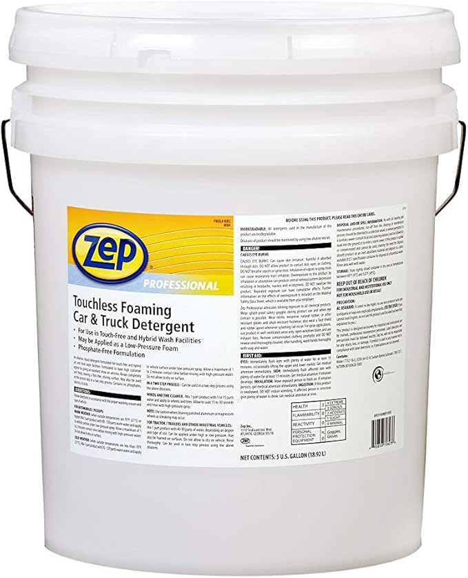 Zep Professional Touchless Vehicle Detergent, 5 Gallon 1041568, R08235 - Image 5