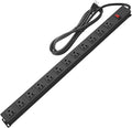 Metal Wall Mount Power Strip, Mountable Power Outlet by HHSOET