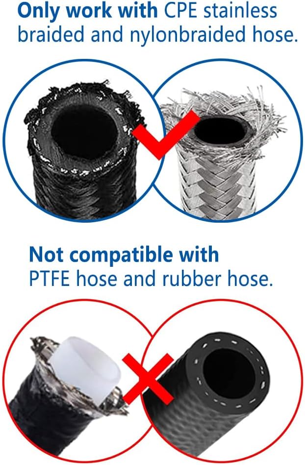 LokoCar 8AN Hose End Fitting 45 Degree Swivel - Image 4