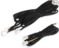 2PCS RGB Acrylic Interior Car LED Strip Light Extension Wire, which fit by MAODANER