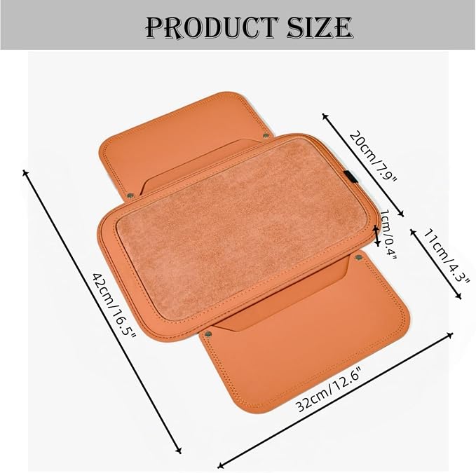 Arm Rest Cover for Car with 2 Storage Bags, Central Console Cover Armrest Pad - Image 4