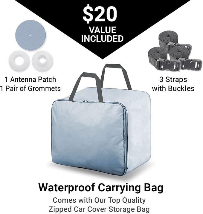 iCarCover Premium Car Cover for 1988-1993 Pontiac Lemans Sedan Heavy Duty - Image 4