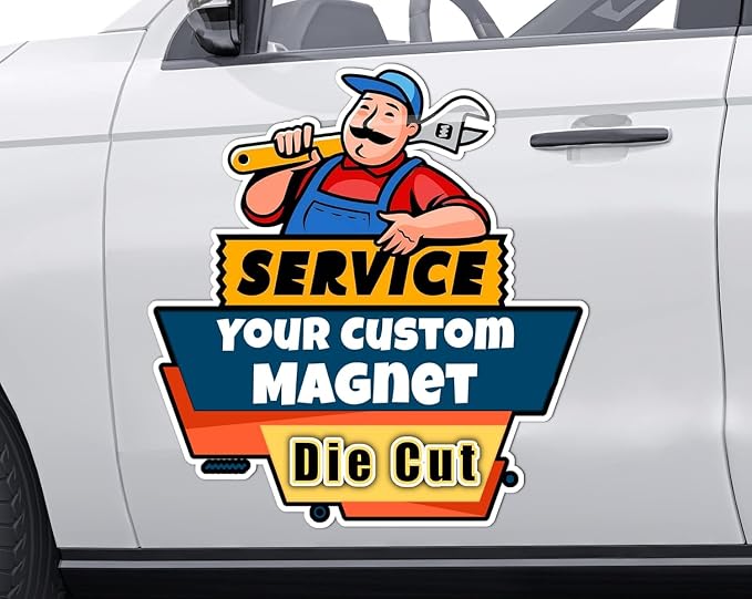 Personalized Car Magnet Sign | Customized Logo - Image 8