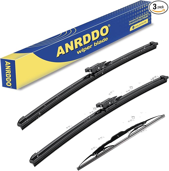 3 wipers Replacement for Chevrolet Traverse 2012-2017, Windshield Wiper Blades by ANRDDO