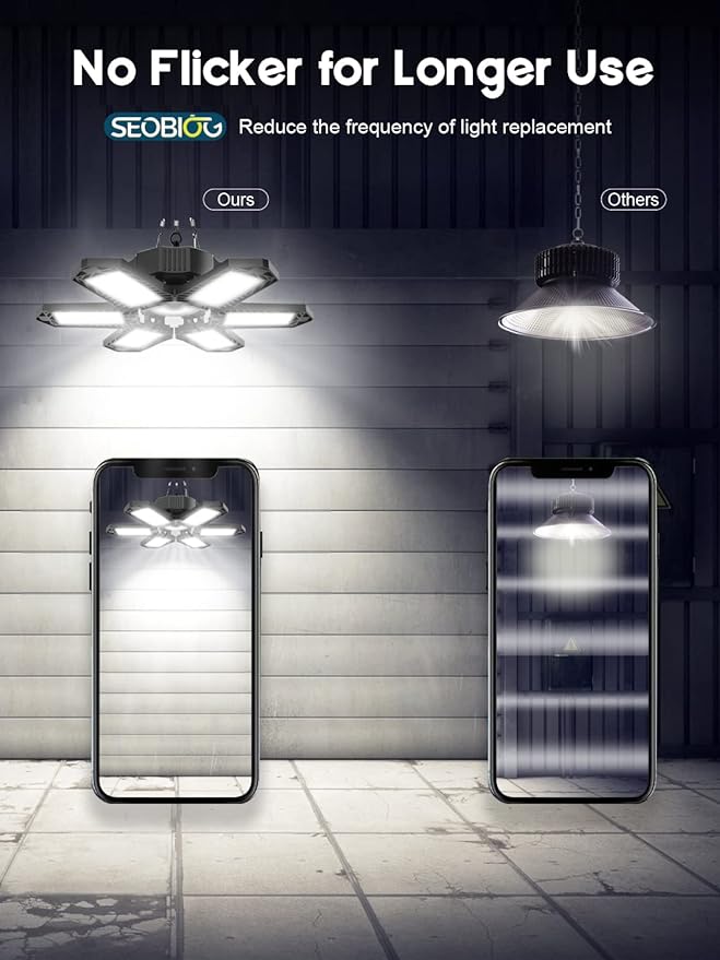 SEOBIOG LED Garage Lights - Image 4
