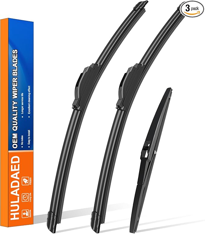 HULADAED® 26'' 20'' 12'' Windshield Wipers Replacement by HULADAED