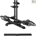 E-Bike Rack with Ramp, Hitch 2 Bike Rack, 200 lbs Capacity Electric Bike Carrier by YoungElectric