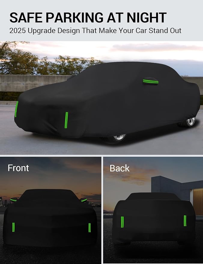 Proadsy 2025 Upgrade Car Cover for Toyota Camry 1996-2024 2025, Waterproof All - Image 6