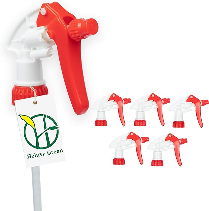 Spray Bottle Nozzle Replacement, Bottle Tops Only by HeluvaGreen