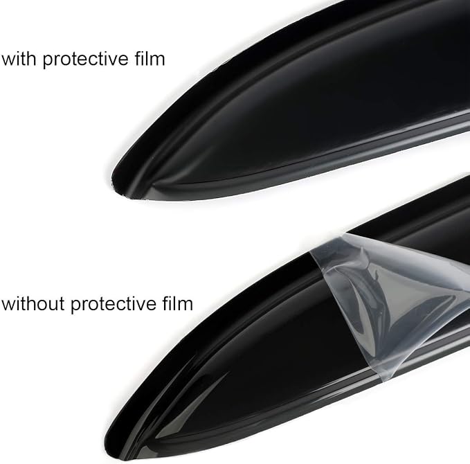Side Window Wind Deflector, Window Visor Compatible - Image 4