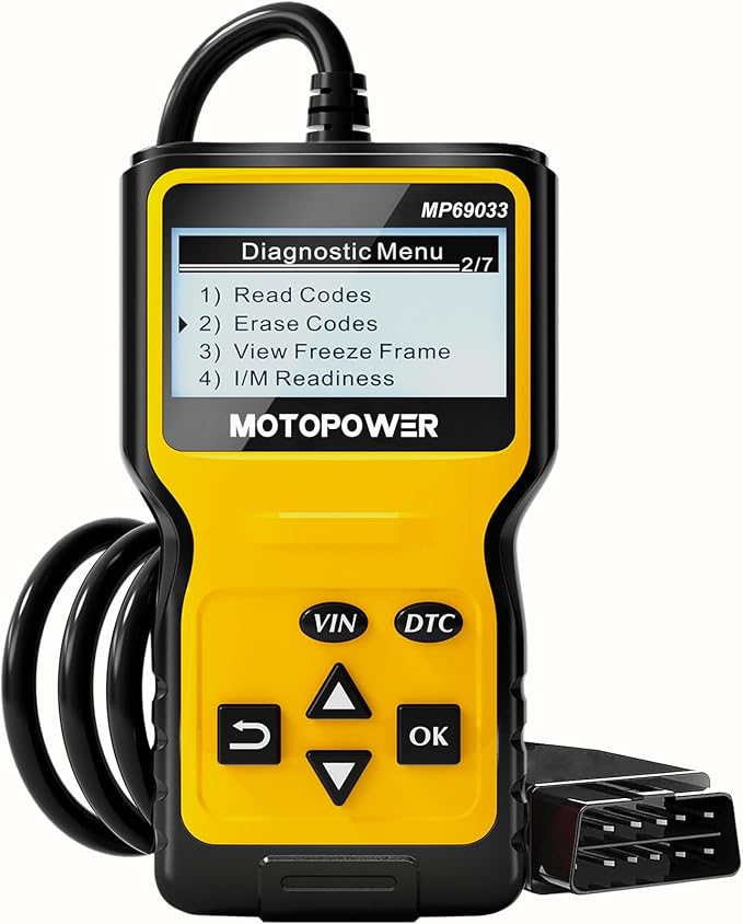 MOTOPOWER MP69033 Car OBD2 Scanner Code Reader Engine Fault Scanner CAN by MOTOPOWER