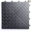 Big Floors RaceDeck Diamond Plate Design, Durable Interlocking Modular Garage by BigFloors