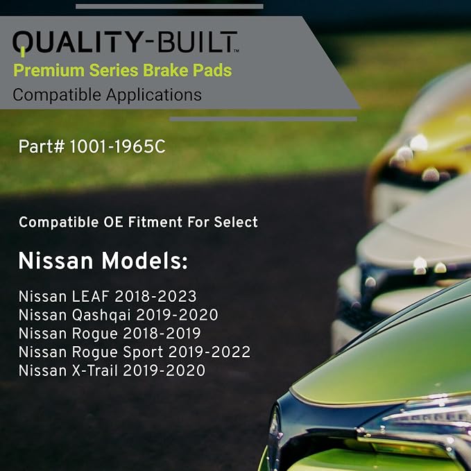 Premium Ceramic Rear Brake Pads Compatible - Image 3