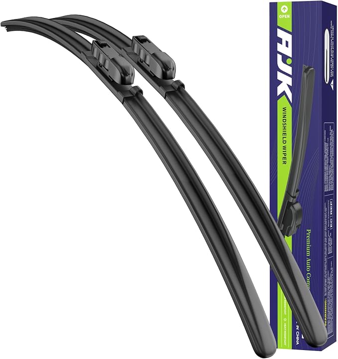 AJK Wiper Blades for Hyundai Santa Fe 2024 2025, 2 Piece All Weather OEM by AJK