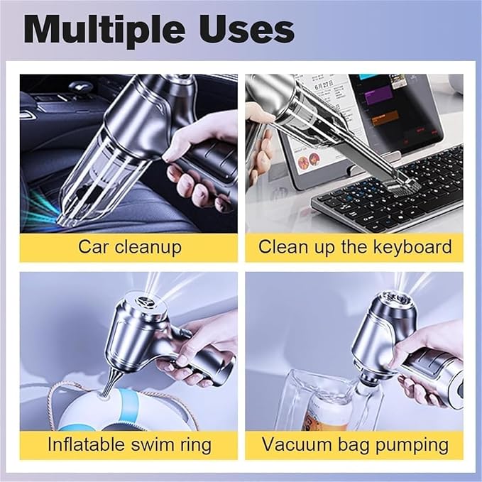 Vortix Smart Car Vacuum/Air Blower, Vortix Electric Air Duster & Vacuum - Image 3