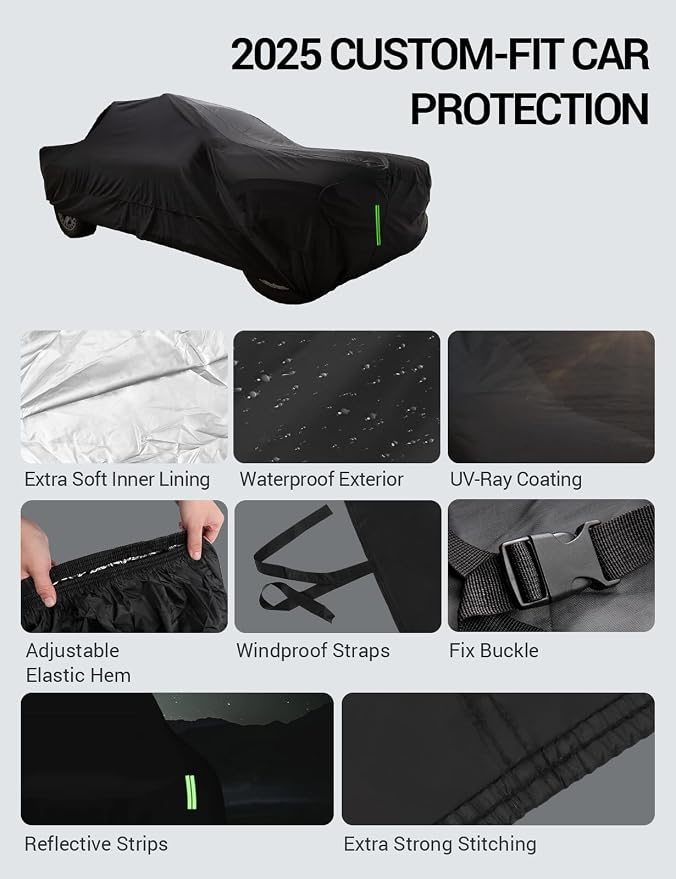 Proadsy 2025 Upgrade Car Cover Custom Fit - Image 8