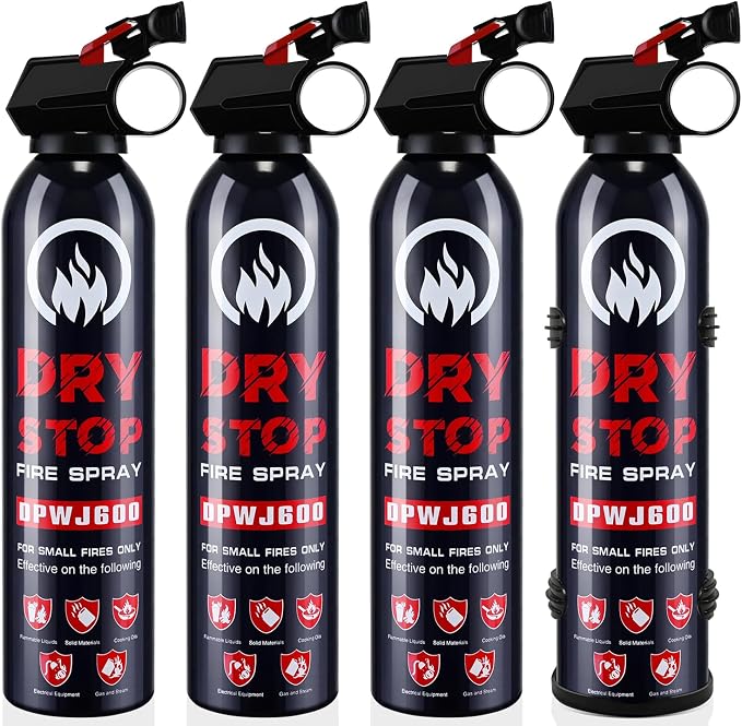 4 Pack Dry Powder Fire Extinguisher by Lirches