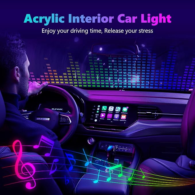 Interior Car LED Strip Lights, Acrylic LED Lights - Image 8