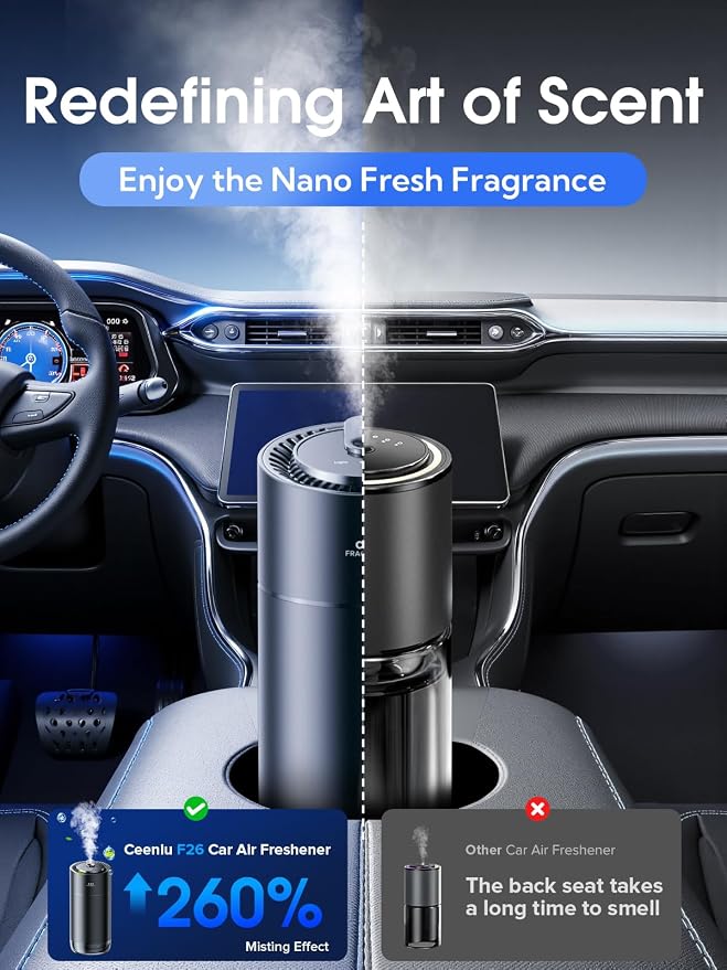 Ceeniu Smart Car Air Fresheners, Sweet Vanilla Scent, A New Smell Experience by - Image 5