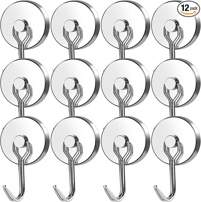 MIKEDE Strong Magnetic Hooks, 110LB Swivel Magnetic Hooks Cruise, Neodymium by MIKEDE