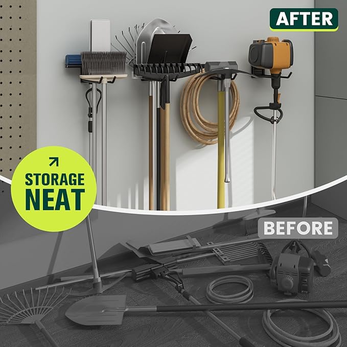 Wall Mount Garage Tool Organizer Storage Hook - Image 2