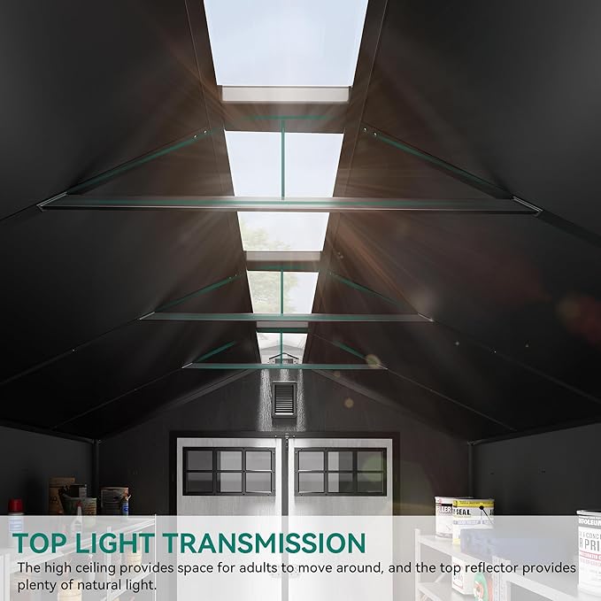 YITAHOME 8x10 FT Outdoor Storage Shed - Image 6