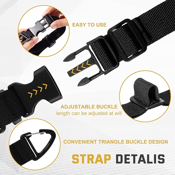 3 Pack 17 Inch Adjustable Extension Cord Holder Organizer - Image 3