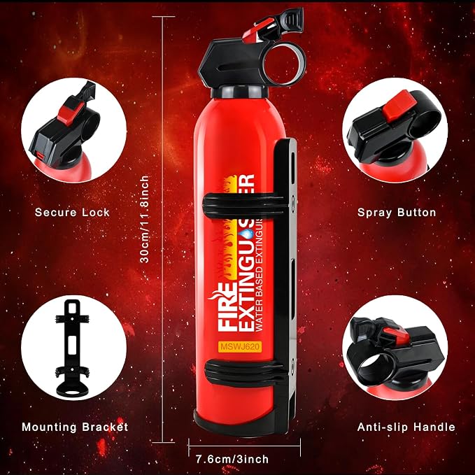 6 Pack Fire Extinguisher for Home - Image 2