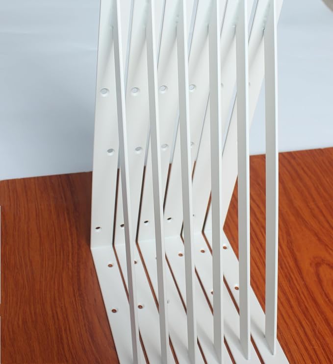 16 Pack L16 x H 10" White Heavy Duty Shelf Brackets - Image 4